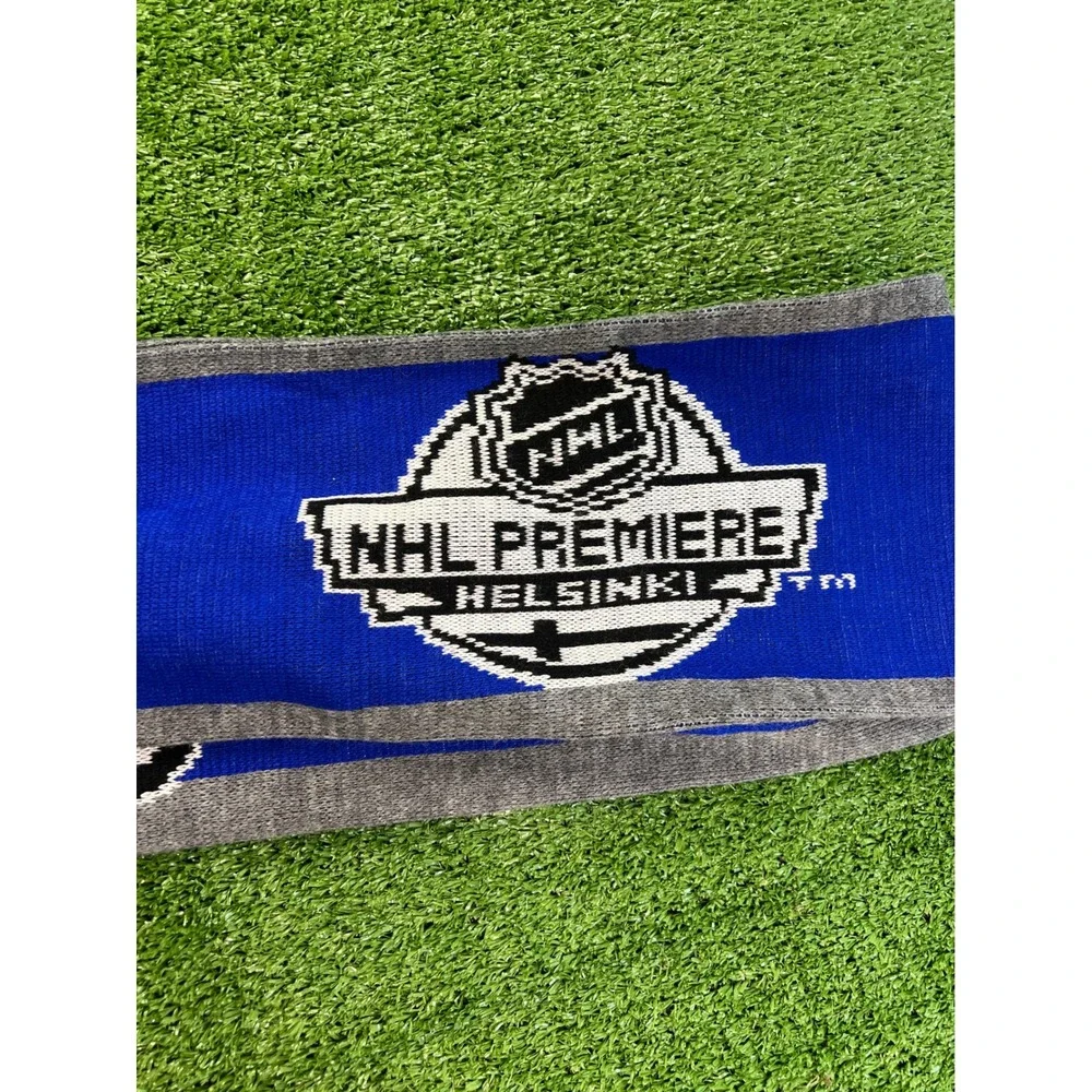 Reebok Buffalo Sabres/Ducks NHL Premiere Hockey Scarf scarve Knit‎ Blue White